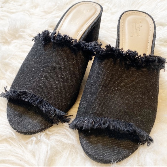 Catherine Malandrino - Raw Edge Slides - Picture 2 of 6